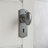 Downley Knob, Nowton Keyhole Plate, Polished