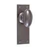 Downley Knob, Ripley Plain Plate, Polished