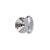 Downley Knob, Reeded Plate, Nickel