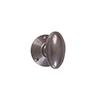 Downley Knob, Reeded Plate, Polished