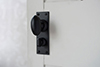 Downley Knob, Bristol Privacy Plate, Matt Black Black