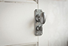 Downley Knob, Ilkley Privacy Plate, Polished