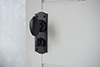 Downley Knob, Nowton Privacy Backplate in Matt Black