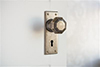 Shaftesbury Knob, Bristol Keyhole Plate, Antiqued Brass