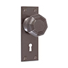 Shaftesbury Knob, Bristol Keyhole Plate, Polished