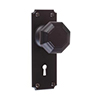 Shaftesbury Knob, Ilkley Keyhole Plate, Matt Black