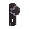 Shaftesbury Knob, Nowton Keyhole Plate, Matt Black