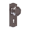 Shaftesbury Knob, Nowton Keyhole Plate, Polished