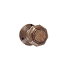 Shaftesbury Knob, Reeded Plate, Antiqued