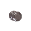 Shaftesbury Knob, Reeded Plate, Polished