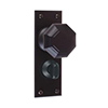 Shaftesbury Knob, Bristol Privacy Plate,Matt Black