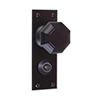 Shaftesbury Knob, Bristol Privacy Plate,Matt Black