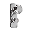 Shaftesbury Knob, Ilkley Privacy Plate, Nickel