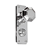 Shaftesbury Knob, Ilkley Privacy Plate, Nickel