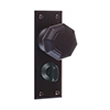 Shaftesbury Knob, Ripley Privacy Plate, Matt Black