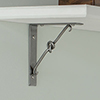 Knotted Shelf Bracket in Polished