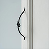 Knotted Handle, 18cm long, in Matt Black