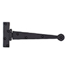 17cm 'T' Hinge in Matt Black