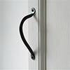 Suffolk Door Pull in Matt Black