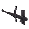 Suffolk Latch in Matt Black