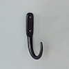 11cm Barn Wall Hook in Matt Black