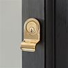 Yale Lock Surround in Polished Brass