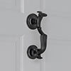 Doctors Door Knocker in Matt Black 