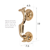 Doctor Door Knocker in Polished Brass