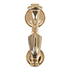 Doctor Door Knocker in Polished Brass