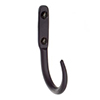 9cm Barn Wall Hook in Matt Black