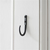 7cm Barn Wall Hook in Matt Black