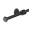 1m Button Handrail in Matt Black