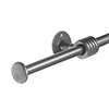 2m Button Handrail in Polished
