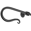 1m Shepherd's Crook Handrail in Matt Black