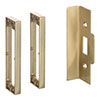 19mm Latch Rebate Kit in Brass