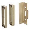 25mm Latch Rebate Kit in Brass