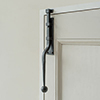 Vertical Door Bolt in Matt Black