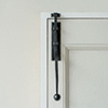 Vertical Door Bolt in Matt Black