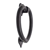 Heart Door Knocker in Matt Black