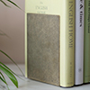 Plain Bookend in Antiqued Brass