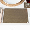 Rectangular Placemat in Lacquered Antiqued Brass