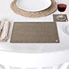 Rectangular Placemat in Lacquered Antiqued Brass