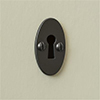 Whatfield Escutcheon Plate in Matt Black