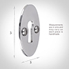 Whatfield Escutcheon Plate in Nickel