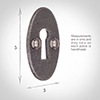 Whatfield Escutcheon Plate in Polished