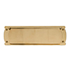 Small Internal Letter Plate in Polished Brass