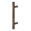 Small Morland Pull Handle in Antiqued Brass