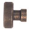 Small Richford Cabinet Knob in Antiqued Brass