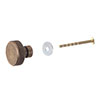 Small Richford Cabinet Knob in Antiqued Brass