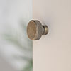 Small Richford Cabinet Knob in Antiqued Brass